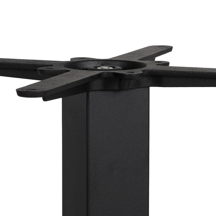 Patas para Mesa Negro Hierro Salón 43 X 43 X 72 cm