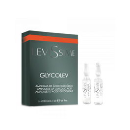 Levissime GLYCOLEV Ampollas Ácido Glicólico 6x3 ml - Exfoliación y Renovación Cutánea para Piel Sana