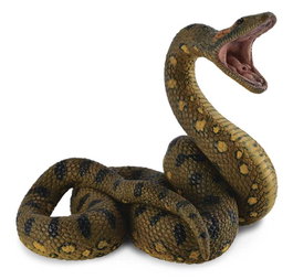 Collecta Anaconda Verde L 88688 Réplica de Animal Salvaje a Escala, Pintada a Mano, Materiales de Alta Calidad, +3 Años