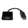 VALUE 12.99.3136 Adaptador de Vídeo DisplayPort a VGA, Negro