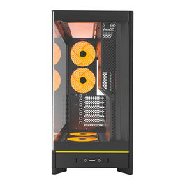 Montech HS02 PRO TG Black Caja de PC Midi Tower con Vidrio Templado y Iluminación Multiluz