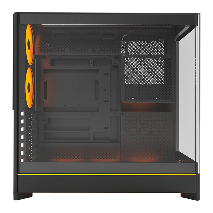 Montech HS02 PRO TG Black Caja de PC Midi Tower con Vidrio Templado y Iluminación Multiluz