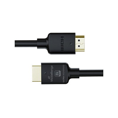 MEDIARANGE MRCS220 Cable HDMI 2.1 48 Gbit/s Ethernet 4K 8K 2m Negro
