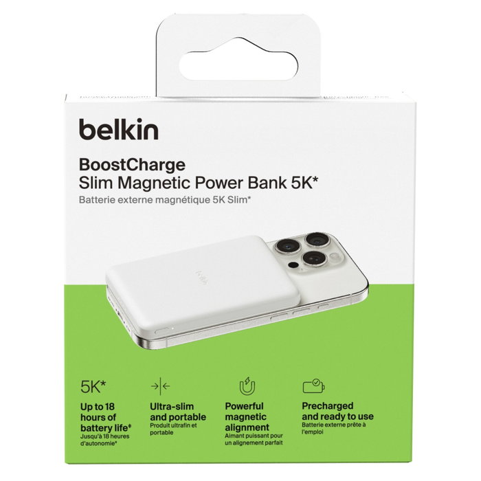 Belkin BoostCharge Slim 5000 mAh Blanco