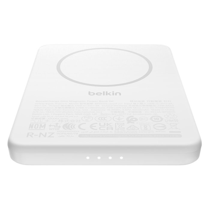Belkin BoostCharge Slim 5000 mAh Blanco