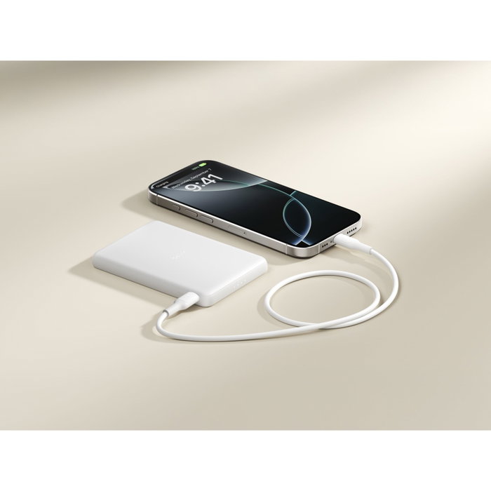 Belkin BoostCharge Slim 5000 mAh Blanco
