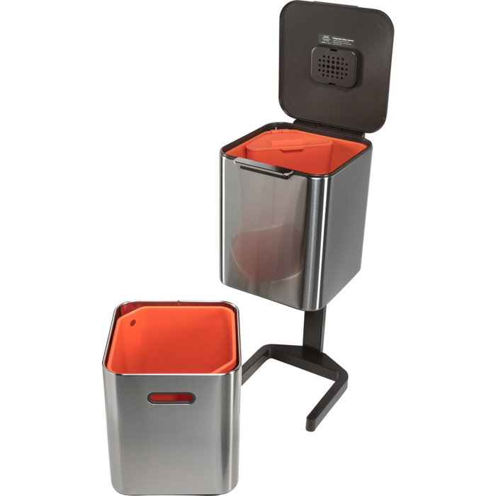 Joseph Joseph Totem Compact 40 L Cubo de Separación y Reciclaje de Acero