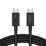 Belkin INZ005hq1mbk Cable USB-C a USB-C 1m Thunderbolt 5 240W 8K 120Gbps Negro - Carga Rápida y Transferencia de Datos