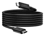 Belkin INZ005hq1mbk Cable USB-C a USB-C 1m Thunderbolt 5 240W 8K 120Gbps Negro - Carga Rápida y Transferencia de Datos