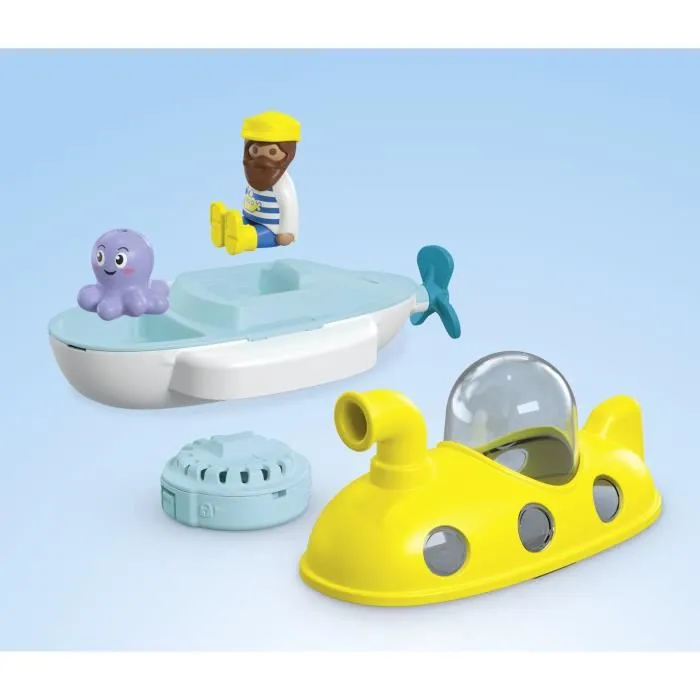 PLAYMOBIL 71440 Tinti Submarino De Colores Junior - Pastillas de Baño de Colores Juguete para Bañera para Niños +12 Meses PLAYMOBIL 71440 Tinti Submarino De Colores Junior - Pastillas de Baño de Colores Juguete para Bañera para Niños +12 Meses