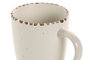 DKD Home Decor Mug Beige Gres 360ml 9 x 10.8 x 13 cm (6 Unidades) Apto Microondas y Lavavajillas