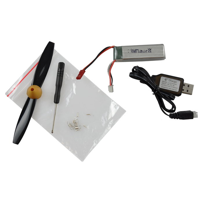 AMEWI Skylark Avión de RC Eléctrico RTF, Sin Escobillas, Réplica, Li-Po 500mAh 7.4V, Edad 14+, Envergadura 65 cm