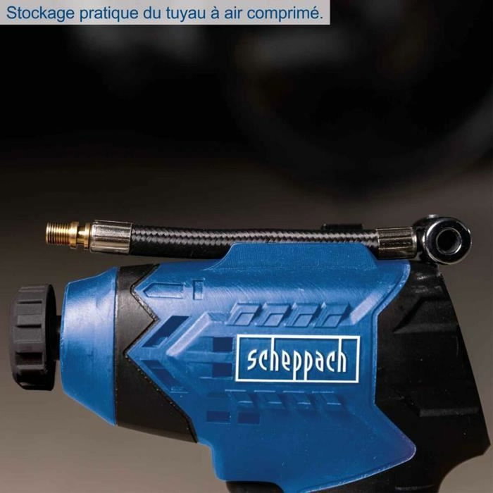 Scheppach C-AC20-X Compresor portátil inalámbrico con pantalla LED