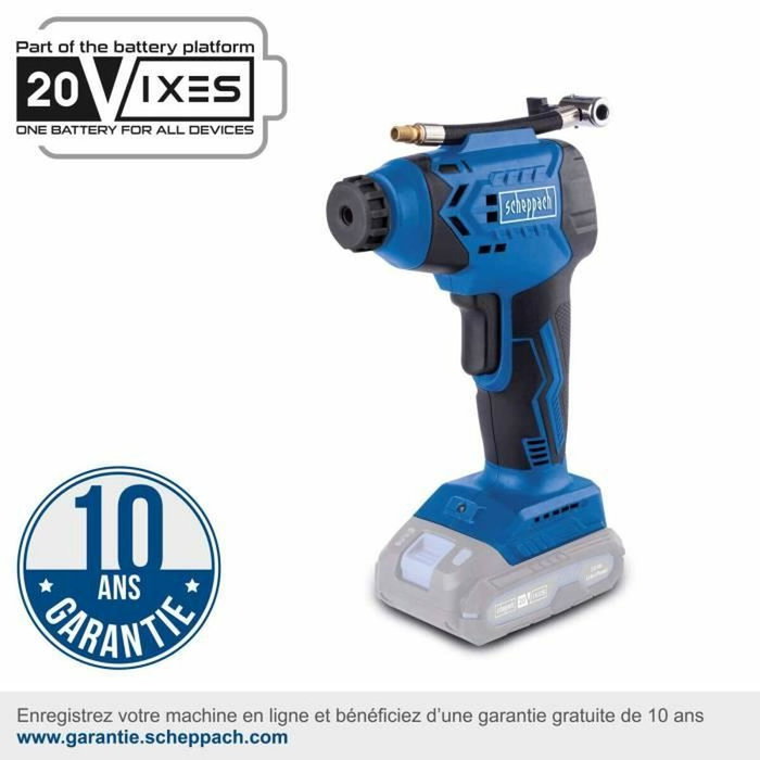 Scheppach C-AC20-X Compresor portátil inalámbrico con pantalla LED