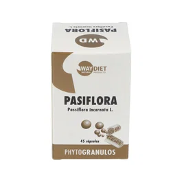 WAYDIET NATURAL PRODUCTS Pasiflora Phytogranulos 45 Cápsulas Propiedades Relajantes