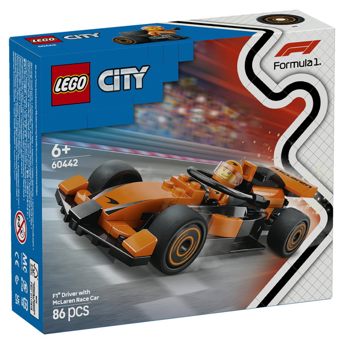 LEGO City Piloto de F1 con Coche McLaren 60442 LEGO City Piloto de F1 con Coche McLaren 60442