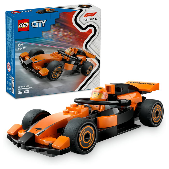 LEGO City Piloto de F1 con Coche McLaren 60442 LEGO City Piloto de F1 con Coche McLaren 60442