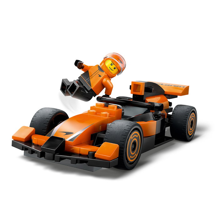 LEGO 60442 Coche de carreras McLaren con piloto de F1 Juguete para niños a partir de 6 años