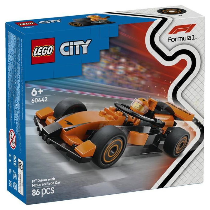 LEGO City Piloto de F1 con Coche McLaren 60442