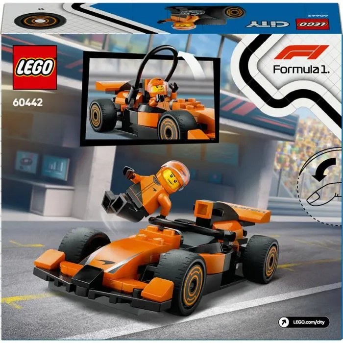 LEGO City Piloto de F1 con Coche McLaren 60442