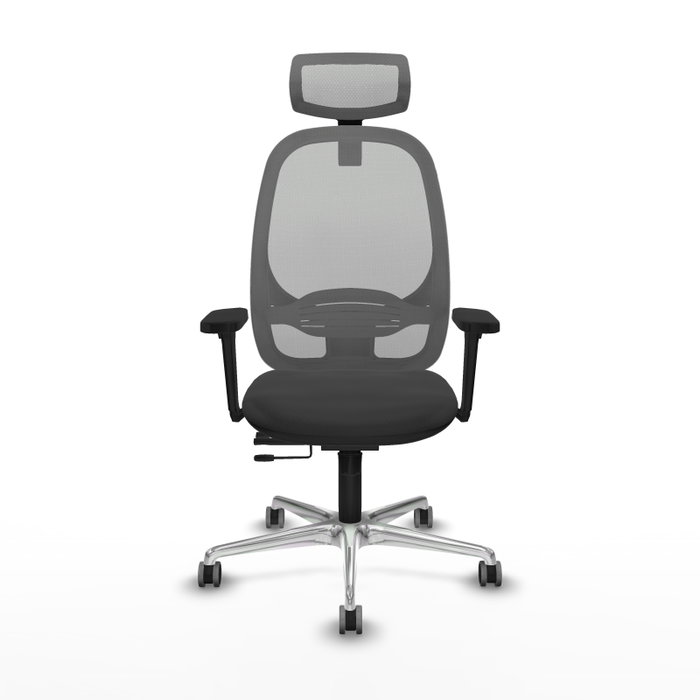 PIQUERAS Y CRESPO Silla de oficina Cilanco Gris con mecanismo Sincro/Traslack