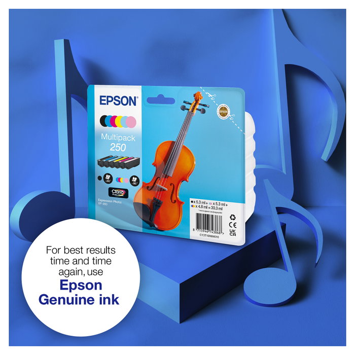 Epson 250 Multipack de 6 colores Claria Photo HD Epson 250 Multipack de 6 colores Claria Photo HD
