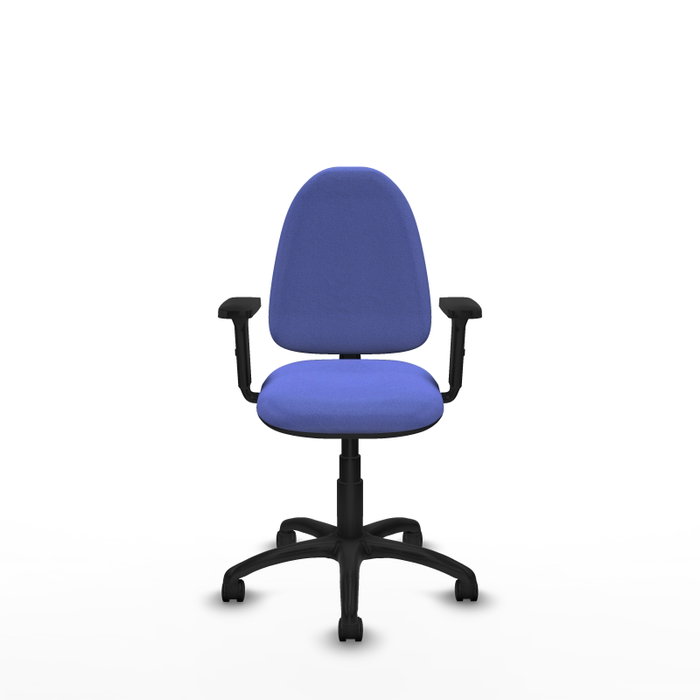 PIQUERAS Y CRESPO Silla de oficina Aýna Azul claro con brazos 2D PIQUERAS Y CRESPO Silla de oficina Aýna Azul claro con brazos 2D