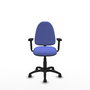 PIQUERAS Y CRESPO Silla de oficina Aýna Azul claro con brazos 2D