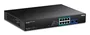 TRENDnet TPE-1020SB Switch No Administrado Gigabit PoE de 8 Puertos + 2 SFP, 20Gbps, Montaje Rack 1U