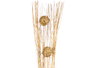 Giftdecor Ramillete 3 Bolas Dorado Metálico 14 cm x 12 cm x 100 cm (Set de 24)