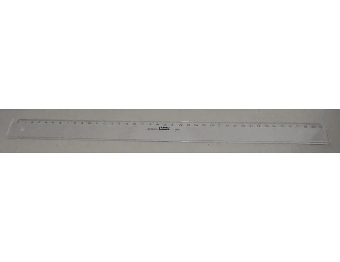 Mor Regla 40 cm Plástico Transparente