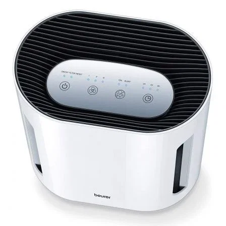 PURIFICADOR DE AIRE BEURER LR-200 - FILTRADO 3 CAPAS - 3 NIVELES PURIFICACION - FILTRO SUSTITUIBLE - PARA ESTANCIAS HASTA 15M2 - MODO NOCHE SILENCIOSO