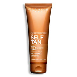 Clarins Autobronceador Gel SELF TAN 125 ml para Rostro y Cuerpo Tono Bronceado Natural