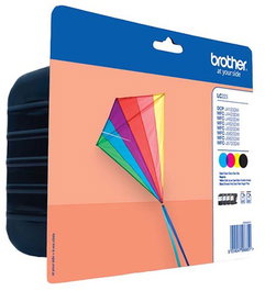 Cartucho Inkjet Brother Lc-223Valbp Multipack (4 Colores) Dcp-J4120Dw, Mfc-J4420Dw/J4620Dw/J4625Dw/J5320Dw/J5620Dw/J5625Dw/J5720Dw (550 Pag.)