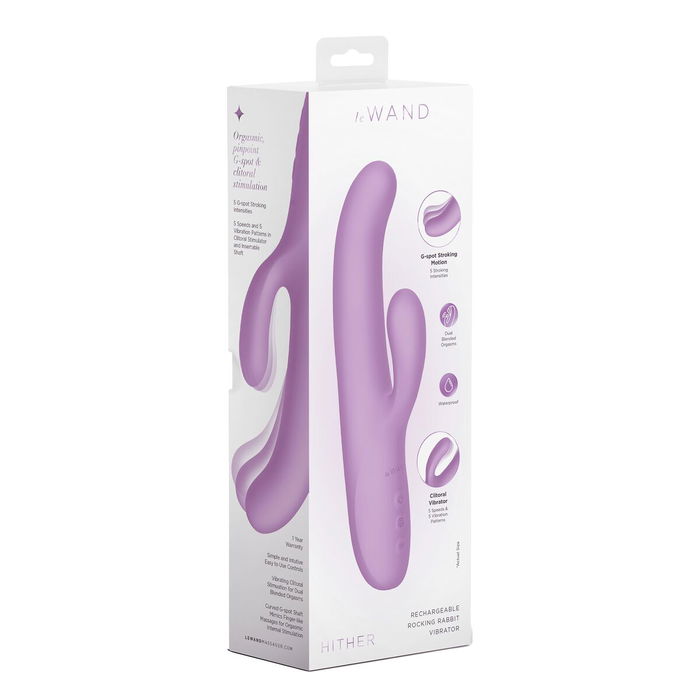 Vibrador Doble Estimulación Le Wand Morado Púrpura