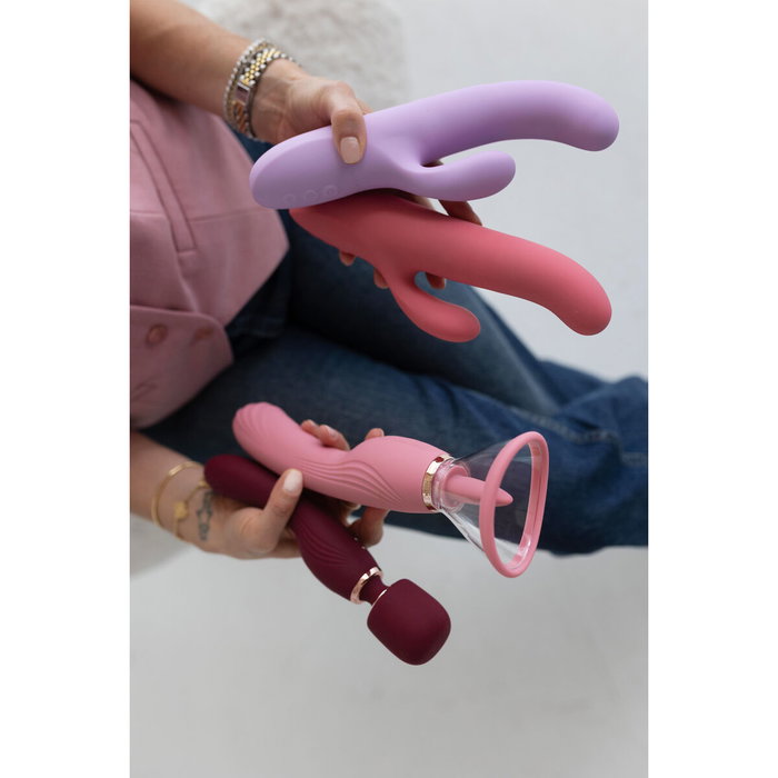 Vibrador Doble Estimulación Le Wand Morado Púrpura