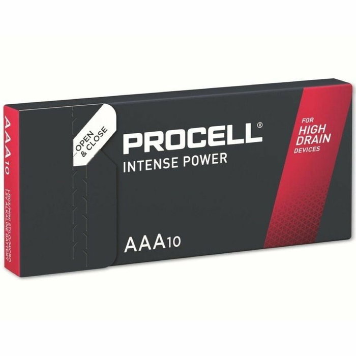 Duracell Procell Intense AAA 1,5V Pack de 10 unidades Duracell Procell Intense AAA 1,5V Pack de 10 unidades