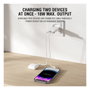4smarts PDPlug Duos Slim GaN 20W Cargador de Pared USB-C/A + USB-C con Cable 1.5m Blanco, QC 3.0, USB Power Delivery 3.0, Adaptive Fast Charging, SuperCharge