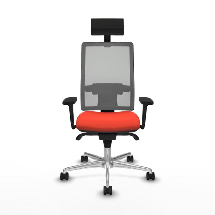 PIQUERAS Y CRESPO Silla de oficina Horna con mecanismo Sincro, Naranja oscuro y Gris PIQUERAS Y CRESPO Silla de oficina Horna con mecanismo Sincro, Naranja oscuro y Gris