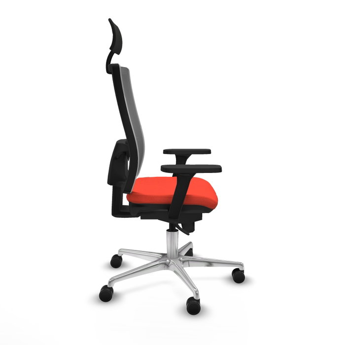 PIQUERAS Y CRESPO Silla de oficina Horna con mecanismo Sincro, Naranja oscuro y Gris PIQUERAS Y CRESPO Silla de oficina Horna con mecanismo Sincro, Naranja oscuro y Gris