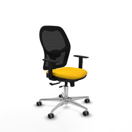 PIQUERAS Y CRESPO Silla de Oficina Jorquera Amarillo/Negro