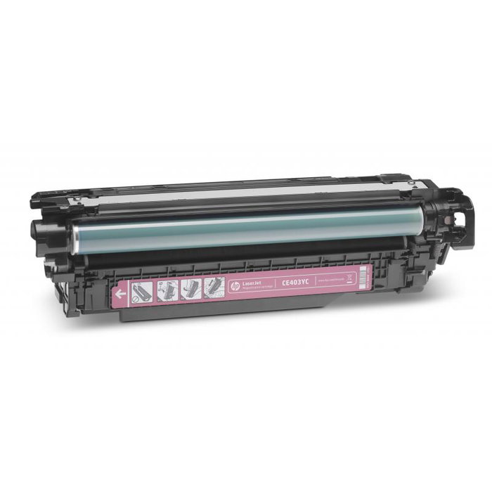 HP CONTRACT Cartridge CE403YC - Cartucho de tóner 507Y Magenta para impresoras HP