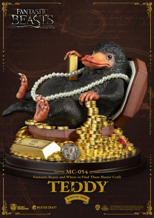 Animales fantásticos Estatua Master Craft Teddy 21 cm