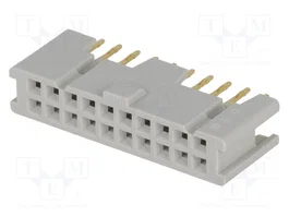 3M Conector IDC hembra de 20 pines recto para datos