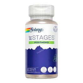 Solaray Postmeno Stages - Complemento Alimenticio para Mujer Postmenopáusica - 60 Cápsulas Vegetales