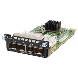 Hewlett Packard Enterprise HPE Aruba 3810M/2930M Modulo 4 Puertos SFP+ MACsec 100M/1G/10G Fibra Optica 10 Gbit/s para Switch Aruba 3810M - Referencia: 4SFP+ Module