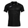 Camiseta Deportiva de Manga Corta Joma Sport Fit One Negro