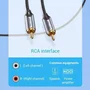 Vention BGUHH Cable Conversor USB Tipo-C Macho a 2 RCA Macho 2m Gris, Audio Hi-Fi, Cancelación Ruido, Chip Decodificador