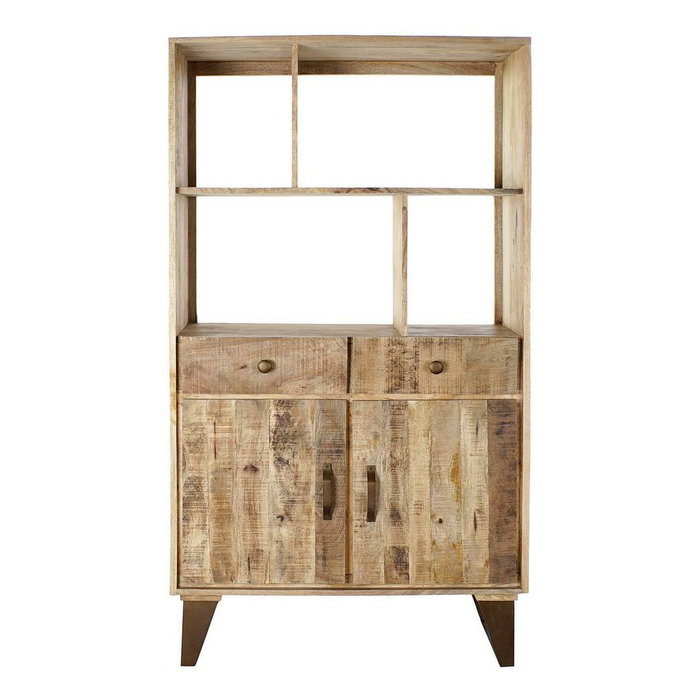 DKD Home Decor Estantería Mango y Metal Natural Cottage Rustic
