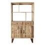 DKD Home Decor Estantería Mango y Metal Natural Cottage Rustic